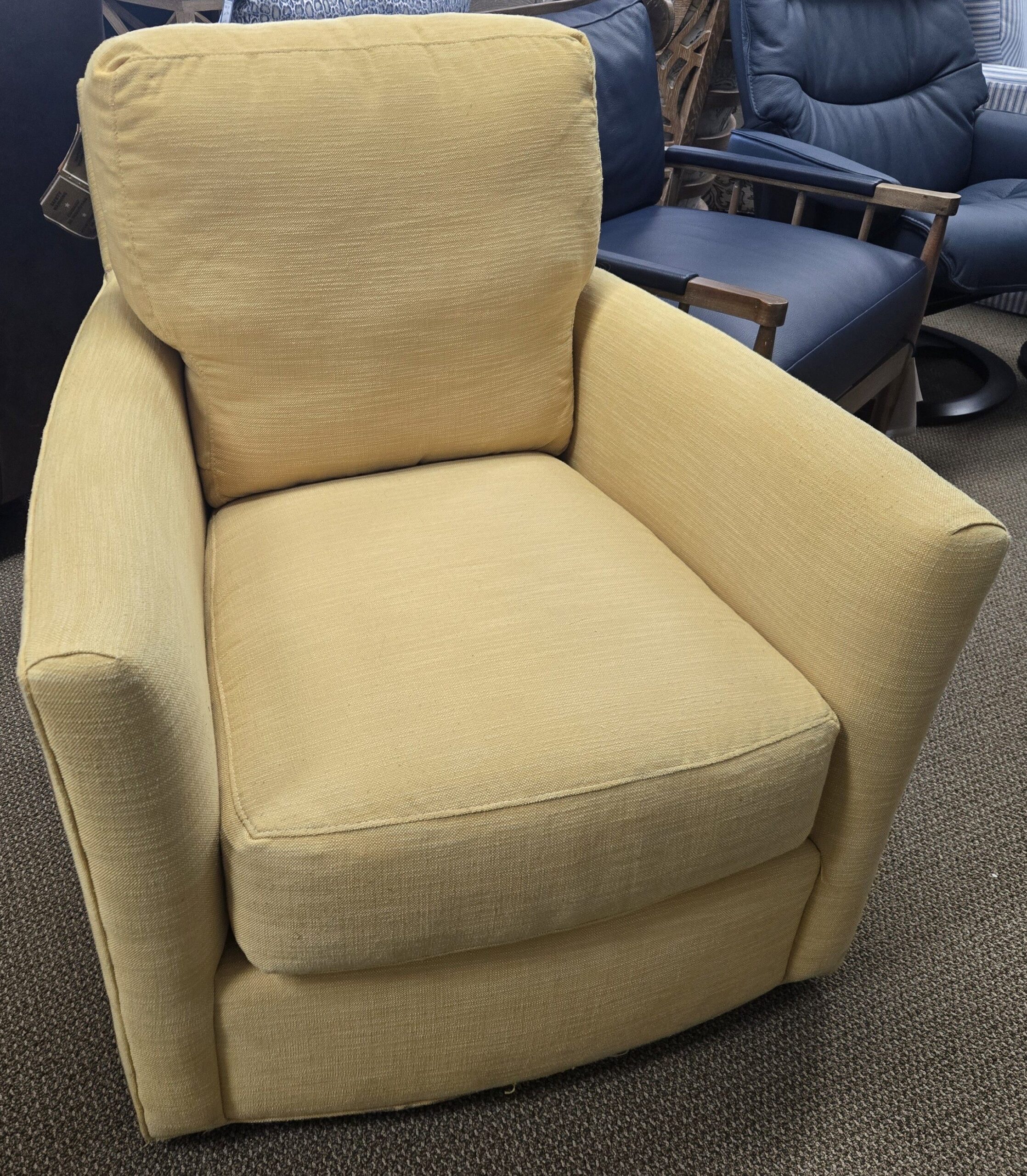 a chair and a chair in a room