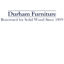 the durham furniture logo on a white background