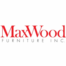 the logo for max wood furniture inc