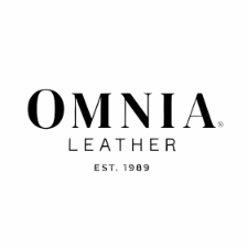 the logo for a leather company