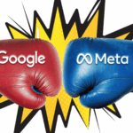 two boxing gloves, Google Ads vs. Meta Ads