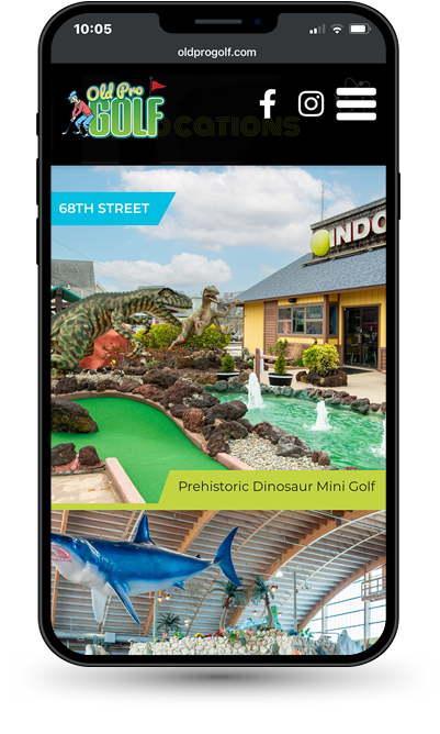 D3 Website Design for Old Pro Golf