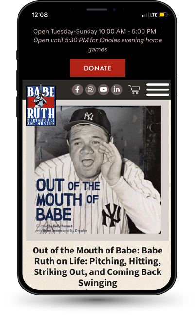 Babe Ruth Birthplace & Museum | D3 Case Study | Digital Marketing Agency