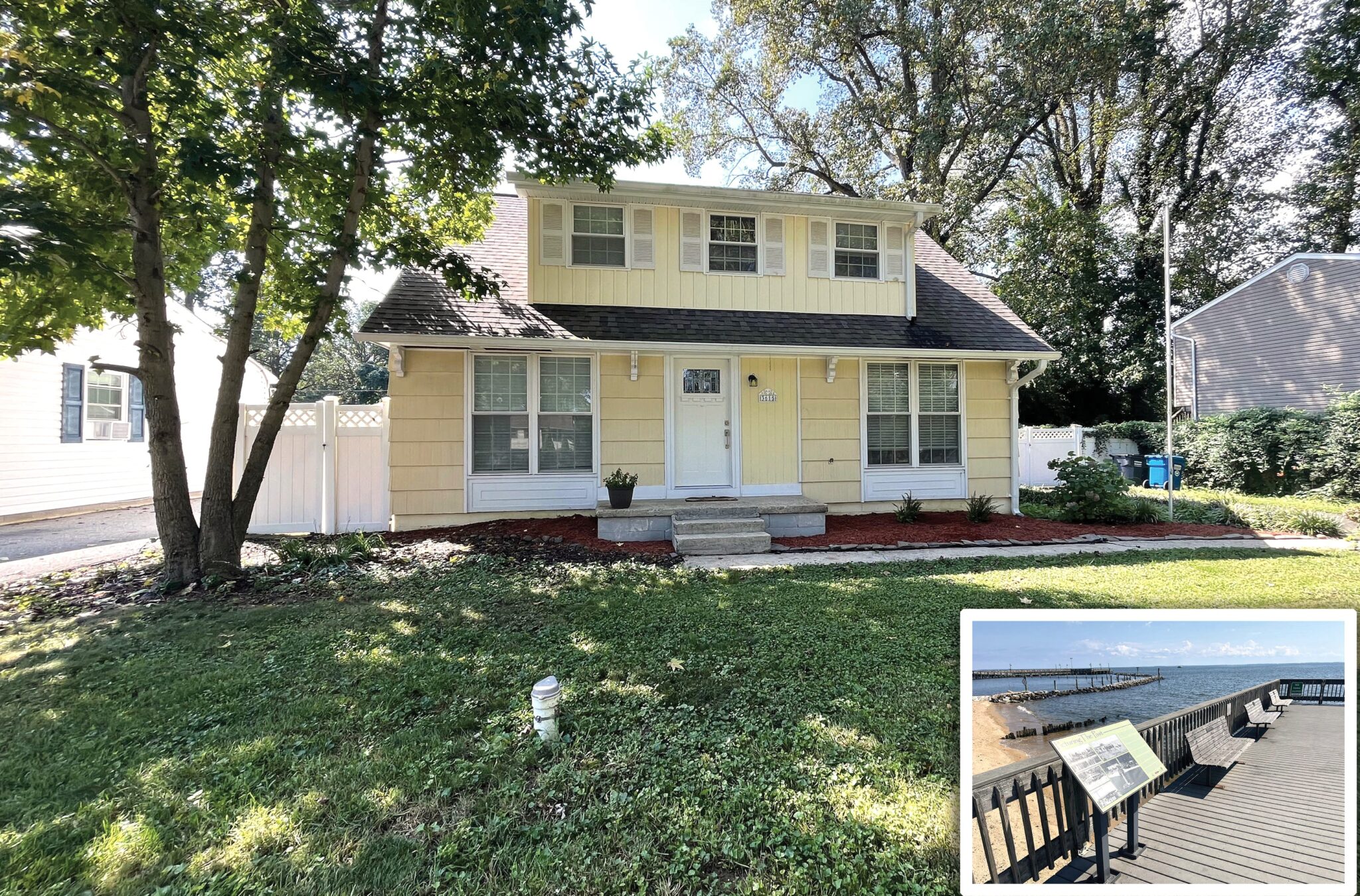Yellow house for sale | 3615 5th St North Beach MD 20715