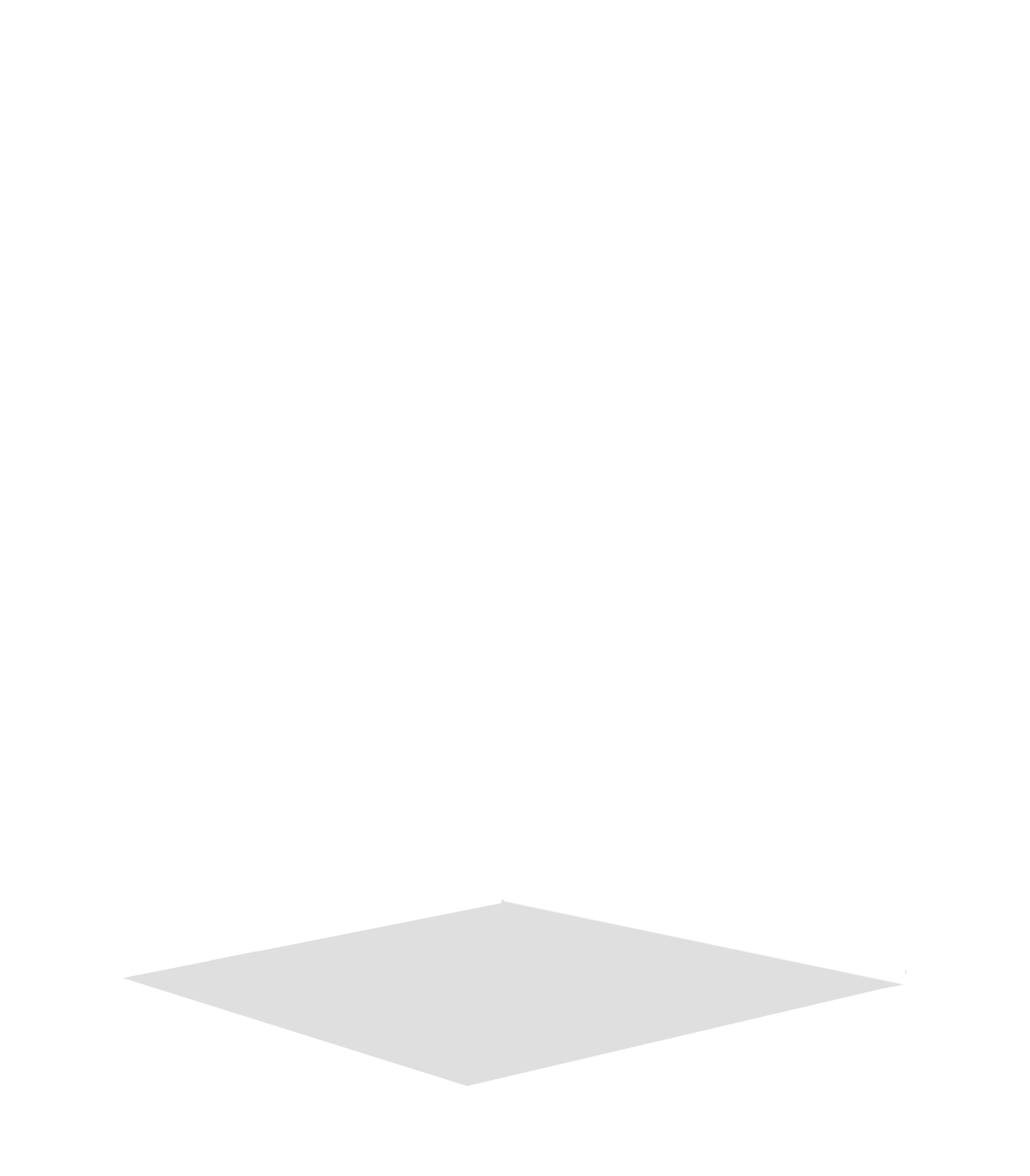 a black and white photo of a square object
