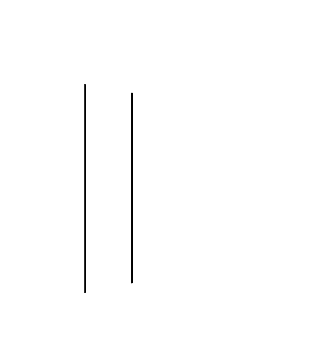 a black and white photo of a tall pole