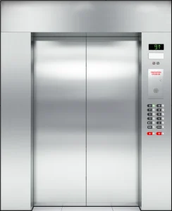 Elevator Door - Brushed Stainless
