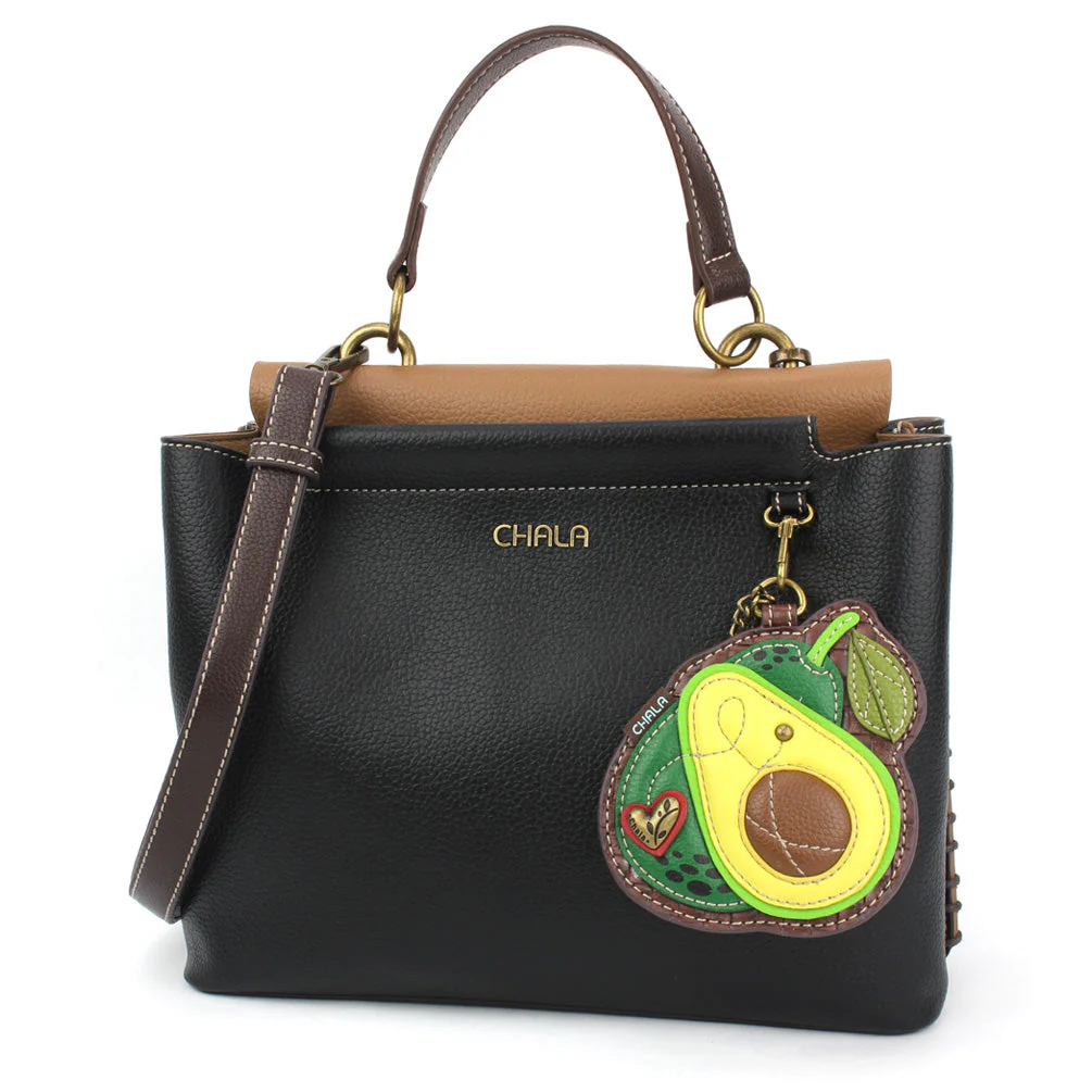 Charming Satchel - Avocado - black
