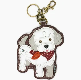 Coin Purse / Key Fob - Poodle
