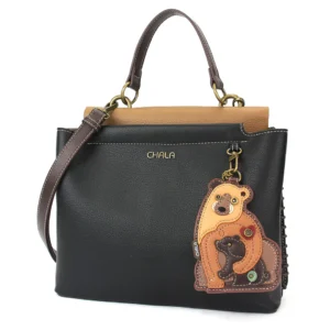 Charming Satchel - Butterfly - burgundy
