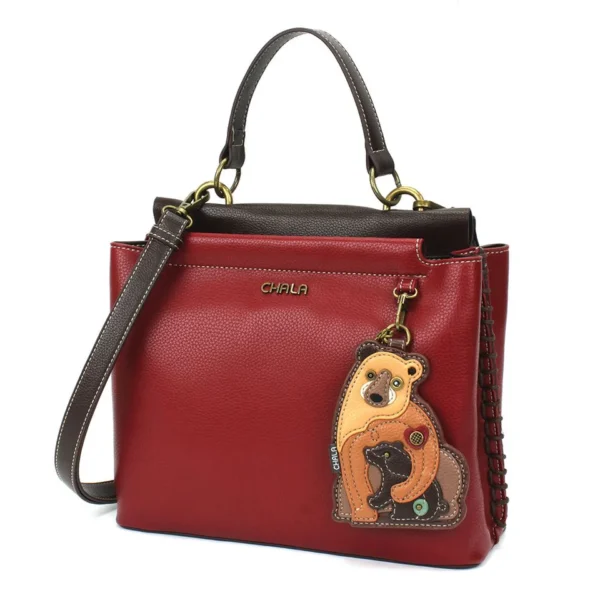 Charming Satchel - Black Bear - black