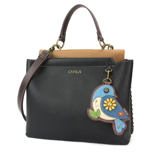 Charming Satchel - Bicycle - burgundy
