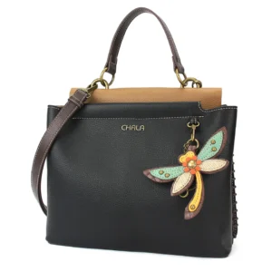 Charming Satchel - Dolphin - burgundy