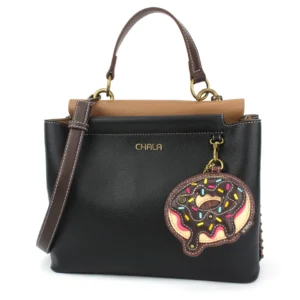 Charming Satchel - Frog - black