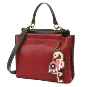 Charming Satchel - Gnome - burgundy