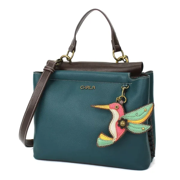 Charming Satchel - Hummingbird - turquoise