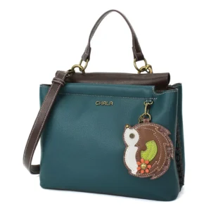 Charming Satchel - Hedgehog - turquoise
