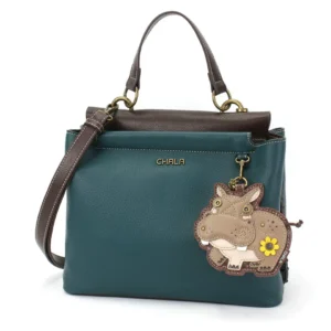 Charming Satchel - Hippo - turquoise