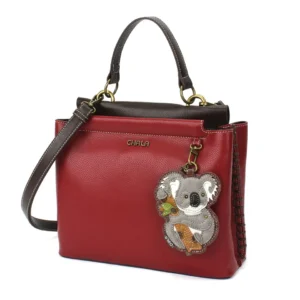 Charming Satchel - Koala - burgundy
