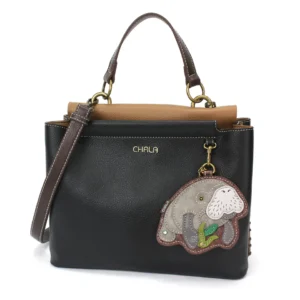 Charming Satchel - Manatee II - black