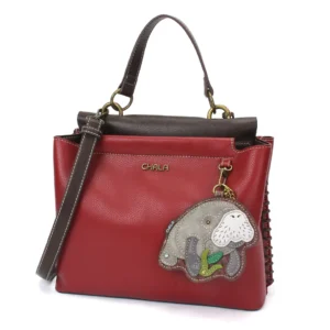 Charming Satchel - Manatee II - burgundy