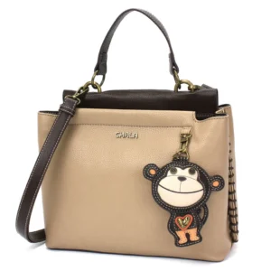 Charming Satchel - Monkey - taupe