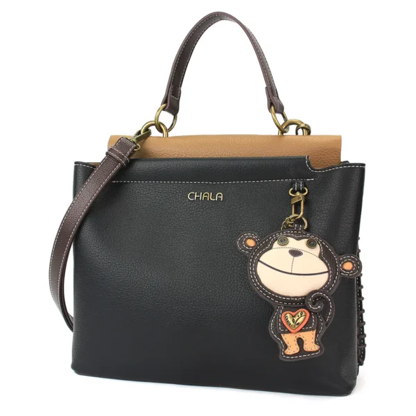 Charming Satchel - Monkey - black