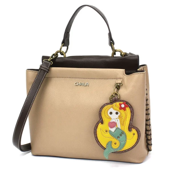Charming Satchel - Mermaid - taupe