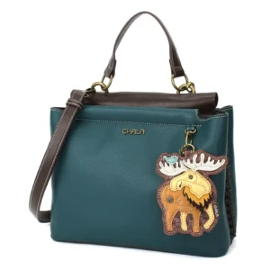 Charming Satchel - Moose - turquoise