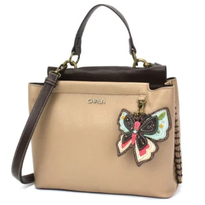 Charming Satchel - New Butterfly - taupe