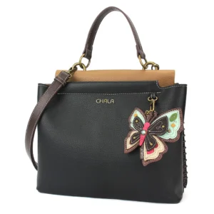 Charming Satchel - New Butterfly - black