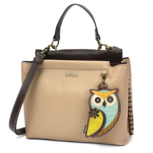 Charming Satchel - Owl A - taupe