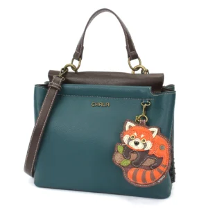 Charming Satchel - Red Panda - turquoise
