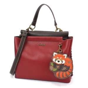 Charming Satchel - Red Panda - burgundy