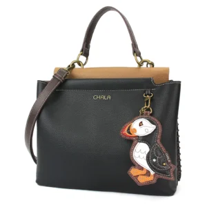 Charming Satchel - Puffin - black