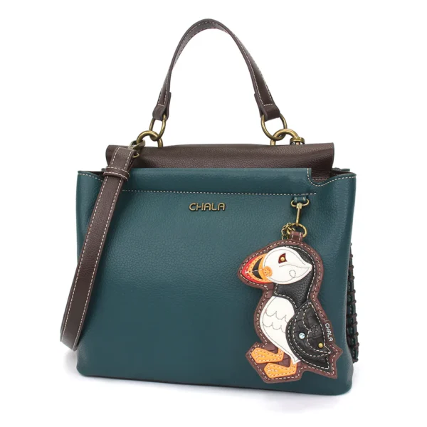 Charming Satchel - Puffin - turquoise