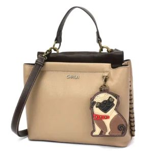 Charming Satchel - Pug - taupe