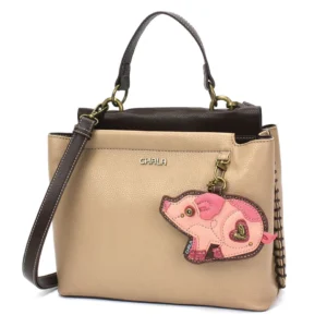 Charming Satchel - Pig - taupe