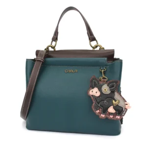 Charming Satchel - Spotted Pig - black - turquoise