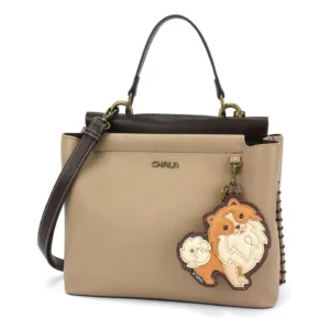 Charming Satchel - Pomeranian - taupe