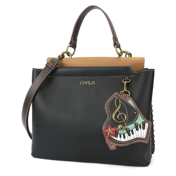 Charming Satchel - Piano - black