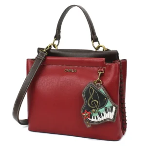 Charming Satchel - Piano - burgundy