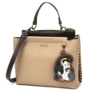 Charming Satchel - Penguin - taupe