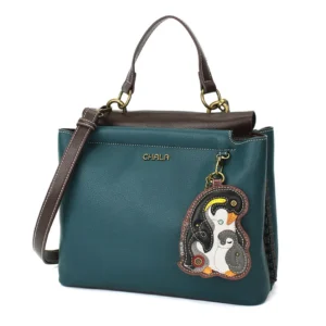 Charming Satchel - Penguin - turquoise