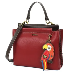 Charming Satchel - Red Parrot - burgundy