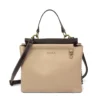 Charming Satchel - Paw Print - b&w - taupe - Image 2