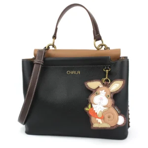 Charming Satchel - Bunny - black