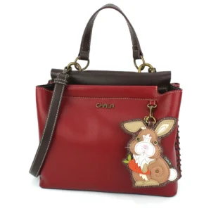 Charming Satchel - Bunny - burgundy