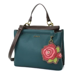 Charming Satchel - Rose B - red - turquoise