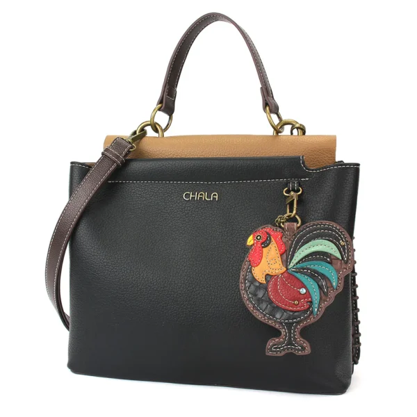 Charming Satchel - Rooster - black